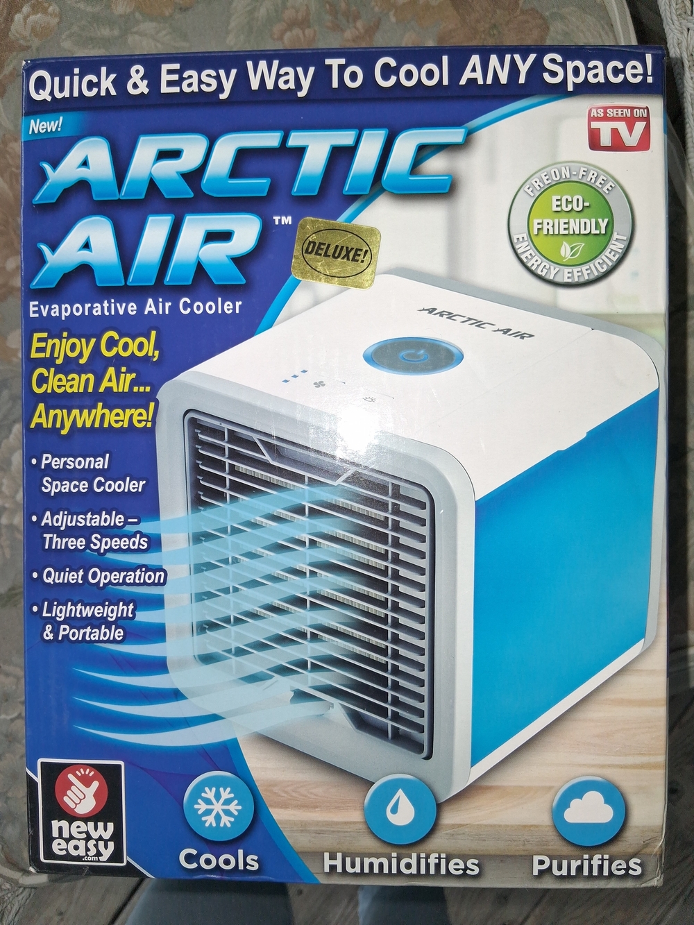 As Seen On TV Arctic Air Personal Cooler - White & Blue